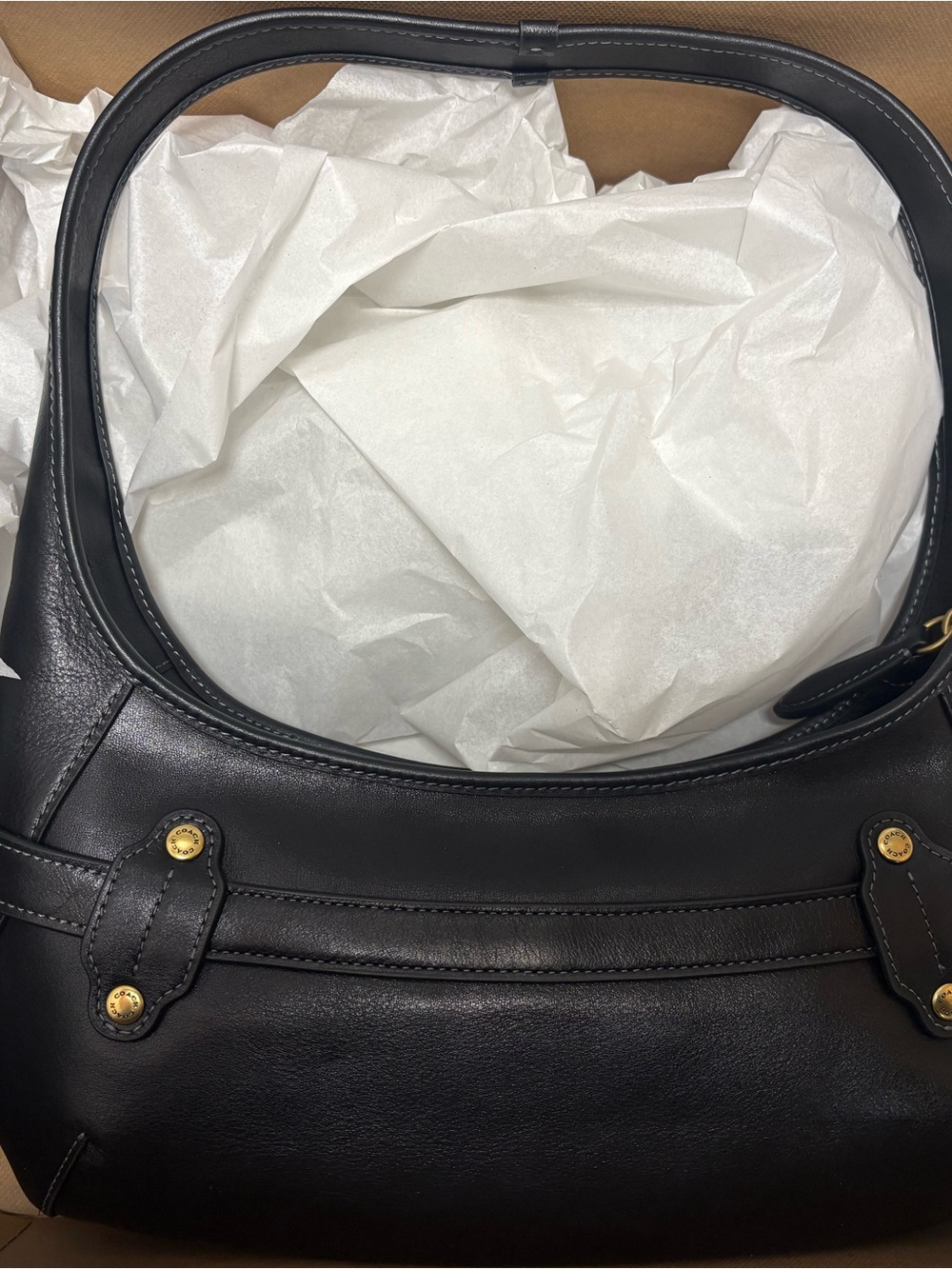 Coach Black Belted Ergo Shoulder Bag - Picture 2 of 4